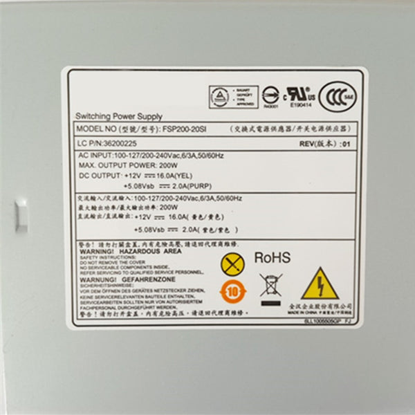 New Original PSU Power Supply Lenovo 32 325 540 320 520 8Pin 200W Power Supply HKF2002-32 APA006 APC006 HK2002-3C FSP200-20SI FSP250-30SI