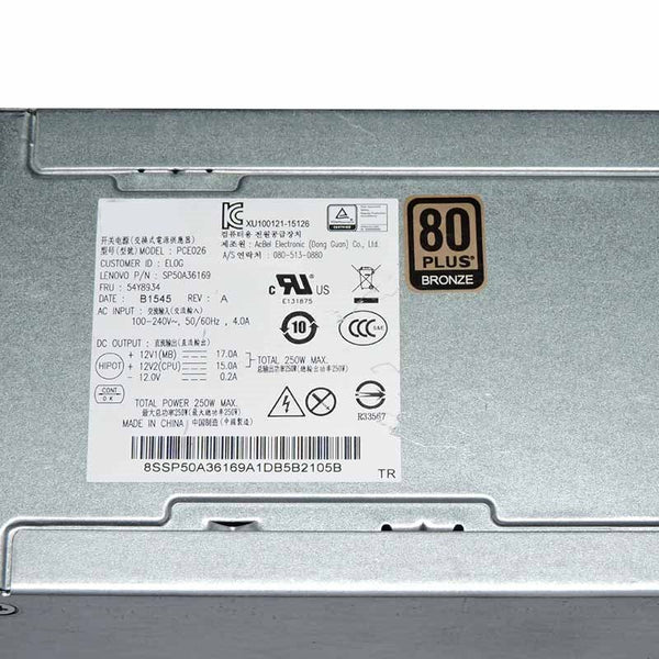 New Original PSU Power Supply Lenovo 4600 6600 6900 8600 4900 10Pin 250W Power Supply HK350-12PP FSP250-30AGBAA PCE026 PA-3251-1 PCH016
