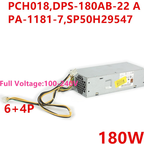 New Original PSU Power Supply Lenovo 510S 700 280 G2 400 G4 6Pin 180W Power Supply PCH018 DPS-180AB-22 A DPS-180AB-22 B PCF011 PA-1181-7