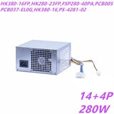 New Original PSU For Lenovo 530 5050 14Pin 280W Power Supply HK380-16FP HK280-23FP FSP280-40PA PCB005 PCB037 HK380-16 PS-4281-02