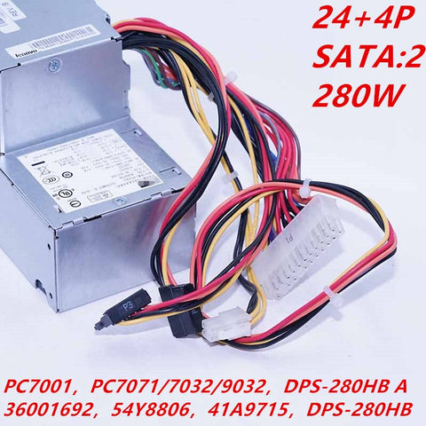 New Original PSU Power Supply Lenovo 57 8000 58 45 31 280W Power Supply PC7001 PC7071 PC7032 PC9032 DPS-280HB A 36001692 54Y8806 41A9715