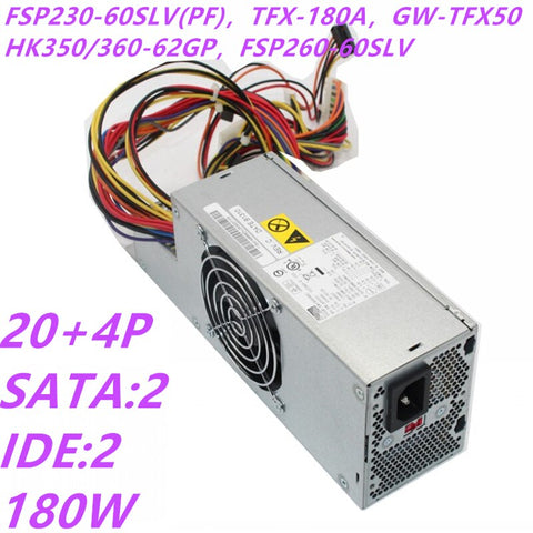 New Original PSU Power Supply Lenovo 6000 6200 6600 180W Power Supply FSP230-60SLV TFX-180A GW-TFX50 HK350-62GP HK360-62GP FSP260-60SLV