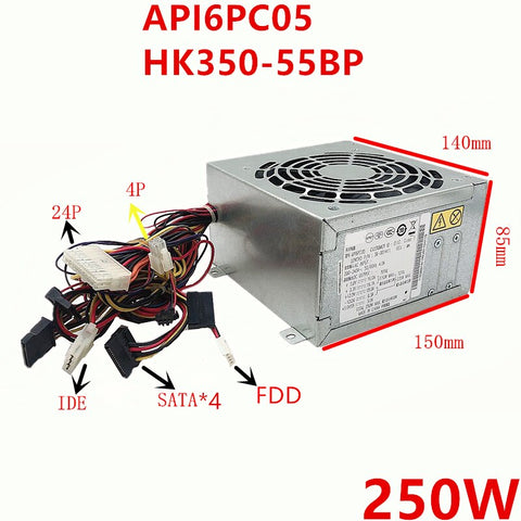 New Original PSU Power Supply Lenovo ATX 250W Switching Power Supply API6PC05 HK350-55BP