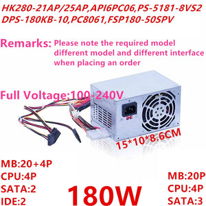 New Original PSU Power Supply Lenovo BTX 5050 530 180W Power Supply HK280-21AP HK280-25AP PS-5181-8VS2 DPS-180KB-10A PC8061 FSP180-50SPV