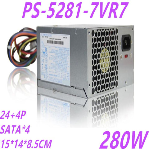 New Original PSU Power Supply Lenovo Dell HP 280W Switching Power Supply PS-5281-7VR PS-5281-7  PS-5281-7VR7
