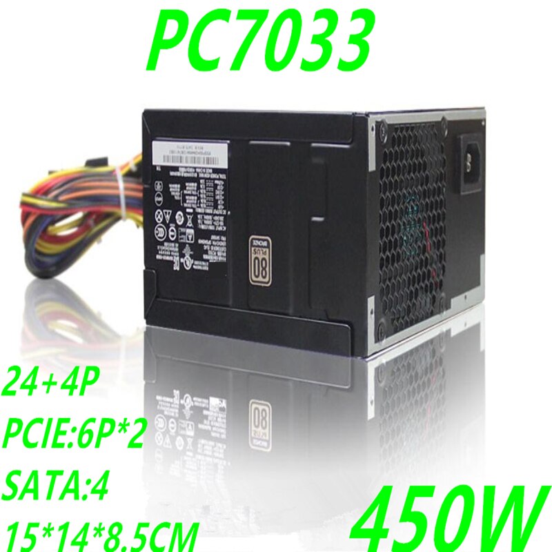 New Original PSU Switching Power Supply Lenovo Dell/HP 80plus Bronze IdeaCentre Y710 Y700 Y900 450W  PC7033 FSP350-60AGBAK