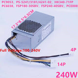 New Original PSU Power Supply Lenovo H3050 4550 14Pin 240W Switching Power Supply PS-4241-02 HK340-71FP FSP240-40SBV PCE008 PS-3181-02