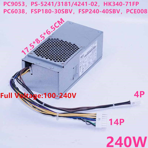 New Original PSU Power Supply Lenovo H3050 4550 14Pin 240W Switching Power Supply PS-4241-02 HK340-71FP FSP240-40SBV PCE008 PS-3181-02
