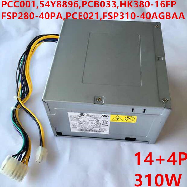 New Original PSU Power Supply Lenovo H530 M8400T TS140 14Pin 310W Power Supply PCC001 PCB033 HK380-16FP FSP280-40PA PCE021 FSP310-40AGBAA