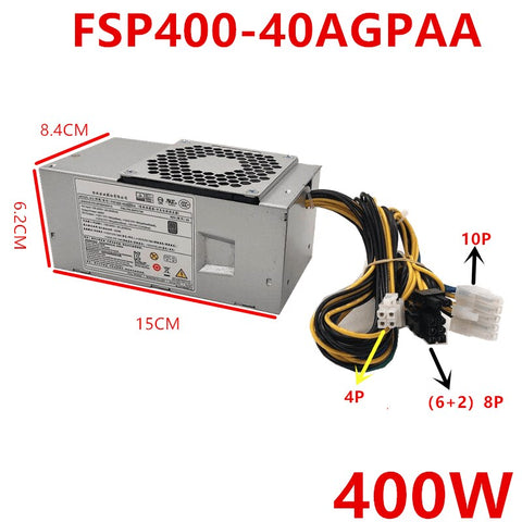New Original PSU Power Supply Lenovo M310 M410 M415 M510 M610 10Pin 400W Power Supply FSP400-40AGPAA PCG010 FSP180-20TGBAB FSP210-20TGBAB
