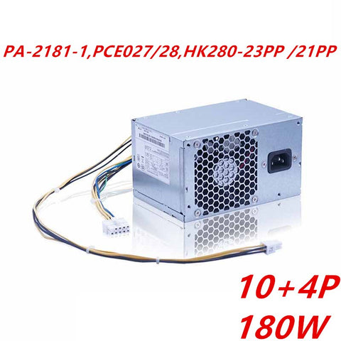 New Original PSU Power Supply Lenovo M4600 4650 M4200f M4900 T6900c 10Pin 180W Power Supply PA-2181-1 PCE027 PCE028 HK280-22PP HK280-21PP