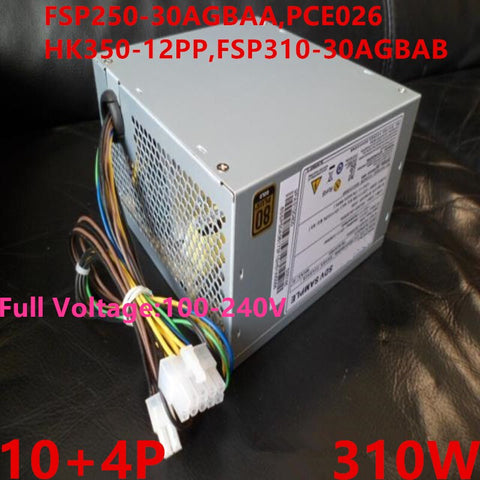 New Original PSU For Lenovo M4650 6600 8600T T6900C 550 10Pin 310W Power Supply FSP250-30AGBAA PCE026 HK350-12PP FSP310-30AGBAB