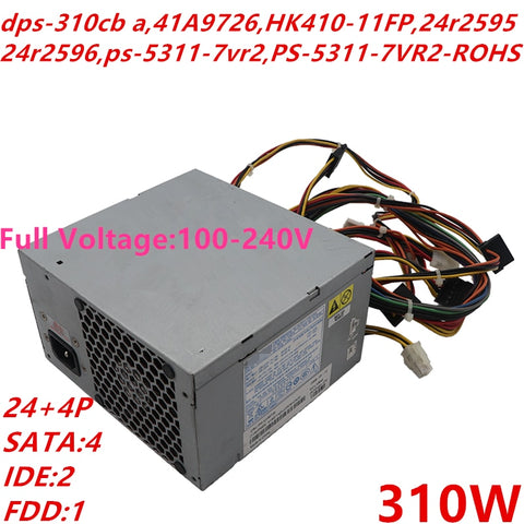 New Original PSU Power Supply Lenovo M52 m8000t A52 310W Power Supply dps-310cb a 41A9726 HK410-11FP 24r2595 ps-5311-7vr2 PS-5311-7