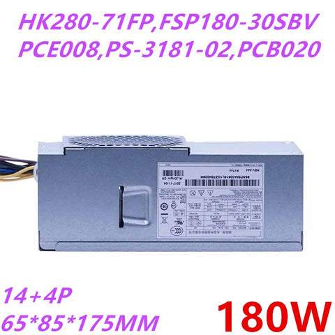 New Original PSU Power Supply Lenovo M82 4550 E31 H3050 Q77 14Pin 180W Power Supply HK280-71FP FSP180-30SBV PS-3181-02 PCE008 PCB020