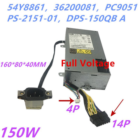 New Original PSU Power Supply Lenovo M9000z M9080Z M9060Z M7191Z M9090Z S600 M70Z 150W Power Supply 54Y8861 PC9051 PS-2151-01 DPS-150QB A
