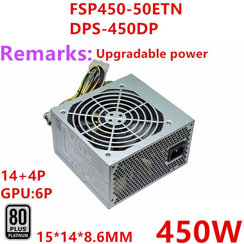 New Original PSU Power Supply Lenovo Q87 Q77 1070 1080Ti 14Pin 450W Power Supply FSP450-50ETN DPS-450DP HK380-16FP FSP280-40PA 54Y8899