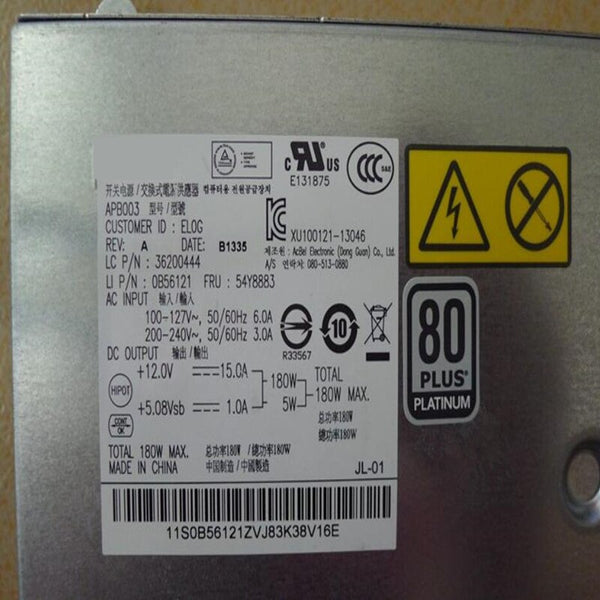 New Original PSU Power Supply Lenovo S700 S740 S780 S800 S850 B85 E93Z 14Pin 180W Power Supply APB003 PS-2181-08 54Y8883 HKF1802-3D