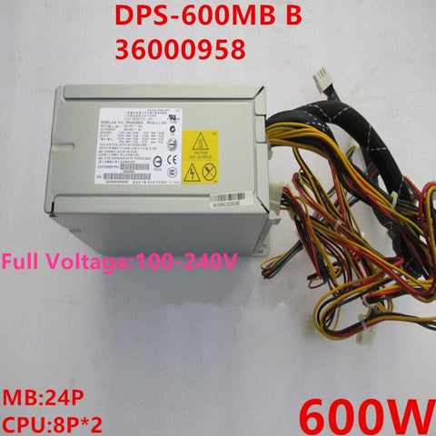 New Original PSU Power Supply Lenovo T220 R350 T350 T280G2 600W Switching Power Supply DPS-600MB B 36000958