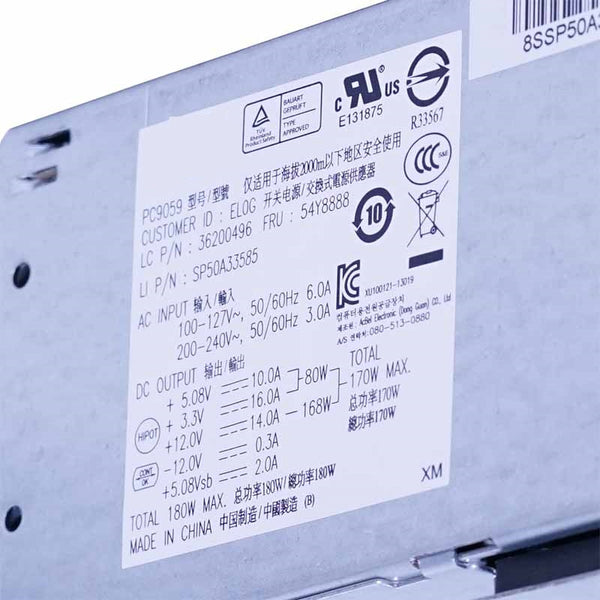 New Original PSU Power Supply  Lenovo TFX S515 520 S505z S525 S5r6 A2620F 180W Power Supply PC9059 PC9053 PS-4181-02 PC7059 PS-5181-03
