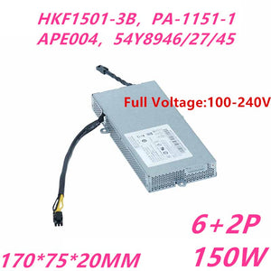 New Original PSU Power Supply Lenovo ThinkCentre AIO M800z 900 6Pin 150W Power Supply HKF1501-3B PA-1151-1 APE004 54Y8946 54Y8945 54Y8927
