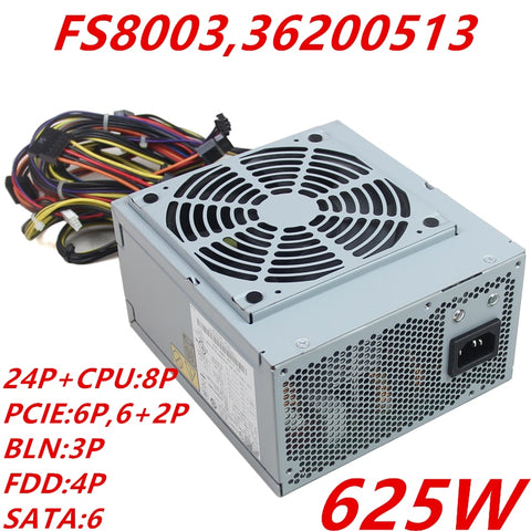 New Original PSU Power Supply Lenovo ThinkStation S20 30 IdeaCentre 430 320 330 330 24P 625W Power Supply FS8003 36200513 41A9758 41A9759