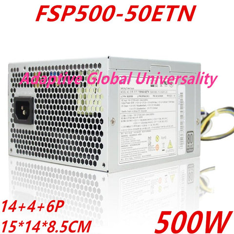 New Original PSU Power Supply Lenovo Thinkcentre 14Pin 500W Power Supply FSP500-50ETN FSP500-50AGPA FSP450-50ETN HK380-16FP PCB037 PCC001