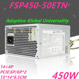New Original PSU Power Supply Lenovo Thinkcentre ATX 80plus Platinum 14Pin 450W Switching Power Supply FSP450-50ETN PS-6451-02