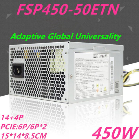 New Original PSU Power Supply Lenovo Thinkcentre ATX 80plus Platinum 14Pin 450W Switching Power Supply FSP450-50ETN PS-6451-02