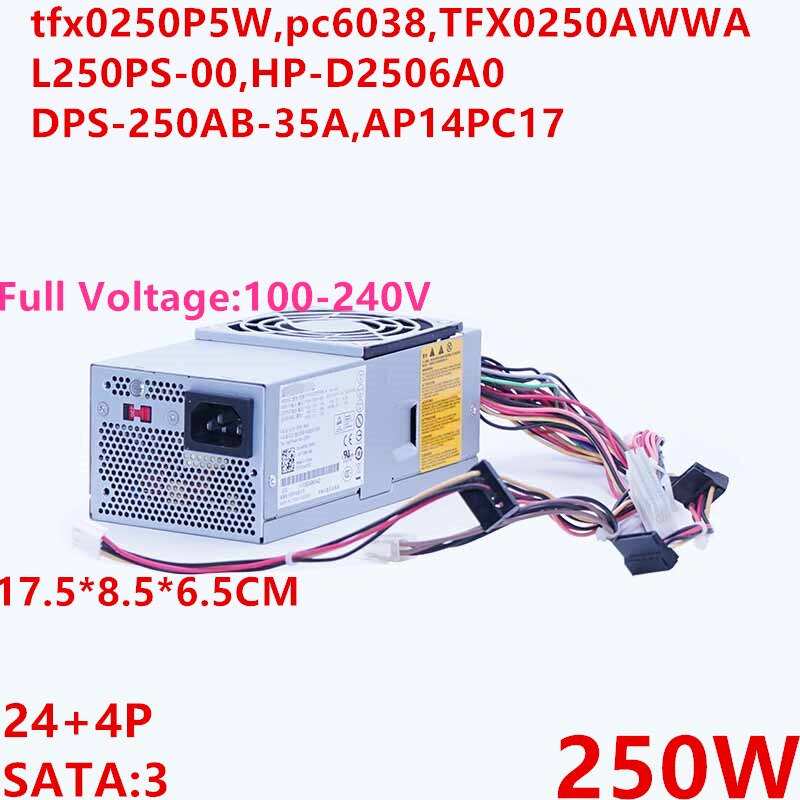 New Original PSU Power Supply Lenovo V220S I530S 7400 250W Power Supply PC6038 TFX0250AWWA L250PS-00 HP-D2506A0 API4PC17 AP14PC17