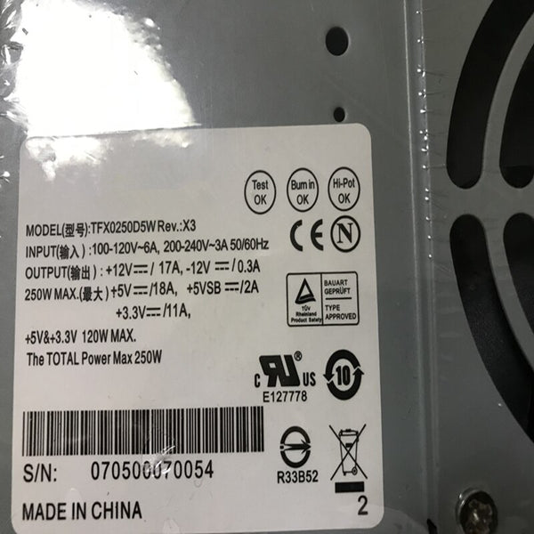 New Original PSU Power Supply Lenovo V220S I530S 7400 250W Power Supply PC6038 TFX0250AWWA L250PS-00 HP-D2506A0 API4PC17 AP14PC17