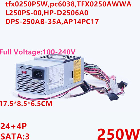 New Original PSU Power Supply Lenovo V220S I530S 7400 250W Power Supply PC6038 TFX0250AWWA L250PS-00 HP-D2506A0 API4PC17 AP14PC17