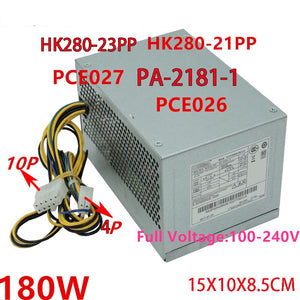 New Original PSU Power Supply Lenovo W4095c M4200f-00 10Pin 180W Switching Power Supply PA-2181-1 HK280-23PP HK280-22PP HK280-21PP PCE027