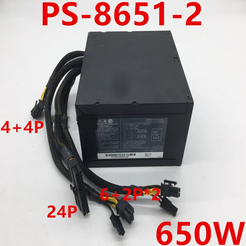 New Original PSU Power Supply Liteon Pazer 650W Switching Power Supply PS-8651-2
