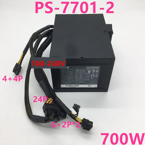 New Original  PSU Power Supply Liteon Pazer 700W Switching Power Supply PS-7701-2 PS-8651-2