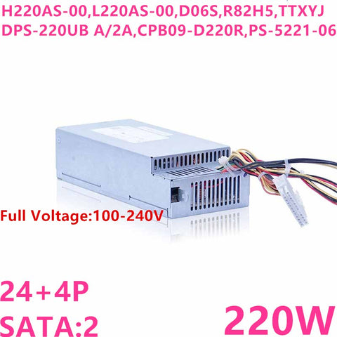 New PSU Power Supply Dell 220W Power Supply L220AS-00 PS-5221-03DF DPS-220UB CPB09-D220R GW-FLX220 PS-5221-08 PS-5221-09 CPB09-D220A