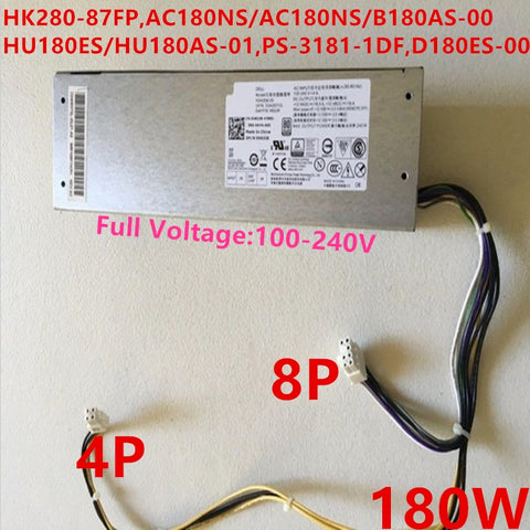 New PSU Power Supply Dell 3040 5040 7040 8Pin 180W Power Supply AC180ES-00 AC180NS-00 D180ES-00 L180ES-00 HU180AS-01 HU180AS-00 H180AS-00