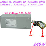 NEW Power Supply  PSU For Dell 5050 7050 3250 3660 6Pin 240W Power Supply L240ES-00 L240AM-01 AC240AM-00/01 L240AS-01 H240AS-02 H240ES-02