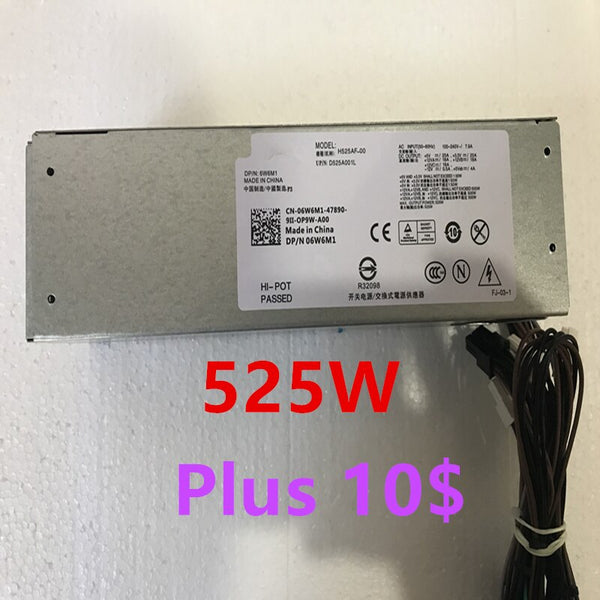 New PSU Power Supply Dell 5070 7070 5080 7060 3050 3650 3670 6Pin 500W Power Supply D500EPM-00 H500EPM-00 DPS-500AB-49A H525AF-00
