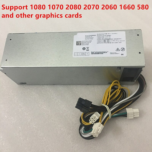 New PSU Power Supply Dell 5070 7070 5080 7060 3050 3650 3670 6Pin 500W Power Supply D500EPM-00 H500EPM-00 DPS-500AB-49A H525AF-00