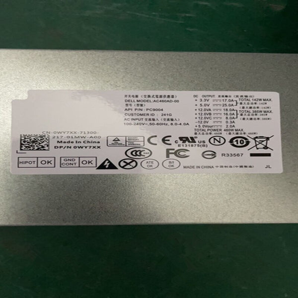 New PSU Power Supply Dell D06S 660S V270S S3647 S4610 460W Power Supply AC460AD-00 L220AS-00 H220AS-00 DPS-220UB A CPB09-D220R PS-5221-06