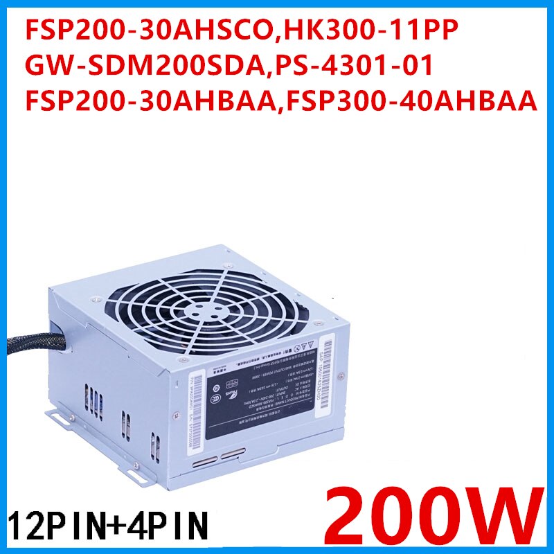 NEW Power Supply  PSU For FSP A3500 12Pin 200W Power Supply FSP200-30AHSCO HK300-11PP GW-SDM200SDA PS-4301-01 FSP200-30AHBAA FSP300-40AHBAA