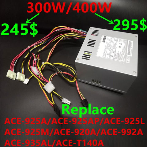 New PSU Power Supply FSP AT P8P9 300W/400W Power Supply Replace ACE-925AP ACE-925L ACE-925M ACE-920A ACE-992A ACE-932 ACE-935AL ACE-T140A