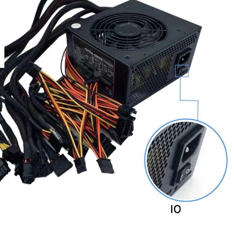 New PSU  Power Supply FSP Support 25 Disk Positions Multi Bit Hard Disk And Dual Graphics Card SATA*25 750W Power Supply FSP750-50HPN