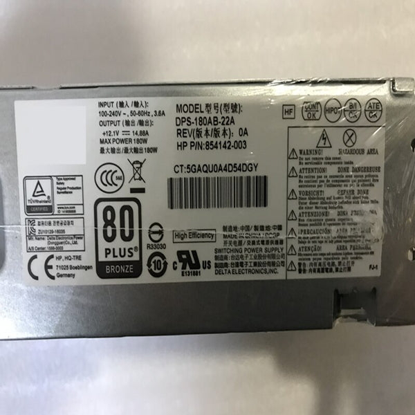 NEW Power Supply  PSU For HP 280G2 6Pin 180W Power Supply DPS-180AB-22A PA-1181-7 PS-1181-7 PCH018 PCF011 900702-001 854142-001 854142-003