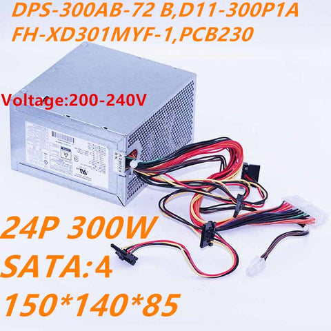 NEW Power Supply  PSU For HP 285 570 480 400 498 600 800 G1G2 G3 G4 300W Power Supply DPS-300AB-72 B D11-300P1A FH-XD301MYF-1 PCB230 PCB130