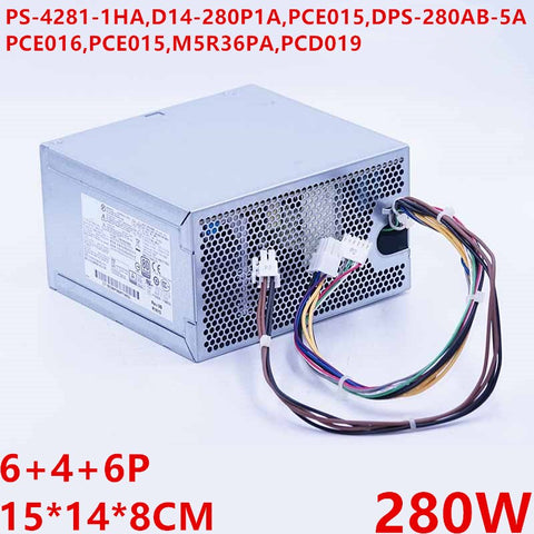 NEW Power Supply  PSU For HP 600 680 800 880 G2 6Pin 280W Power Supply PS-4281-1HA D14-280P1A DPS-280AB-5 A DPS-280AB-5 B PCD019 D13-280P2A