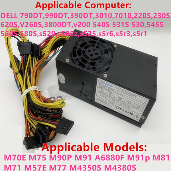 New PSU Power Supply LXPOWER Dell Lenovo 790 990 390 3010 7010 220 620 260 3800 200 540 530 545 560 580 520 400W Power Supply TFX-400W
