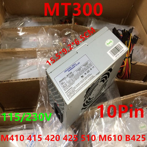 New PSU Power Supply Lenovo 10Pin Power Supply Rated 300W Peak 350W M410 415 420 425 510 M610 B425 Switching Power Supply MT300