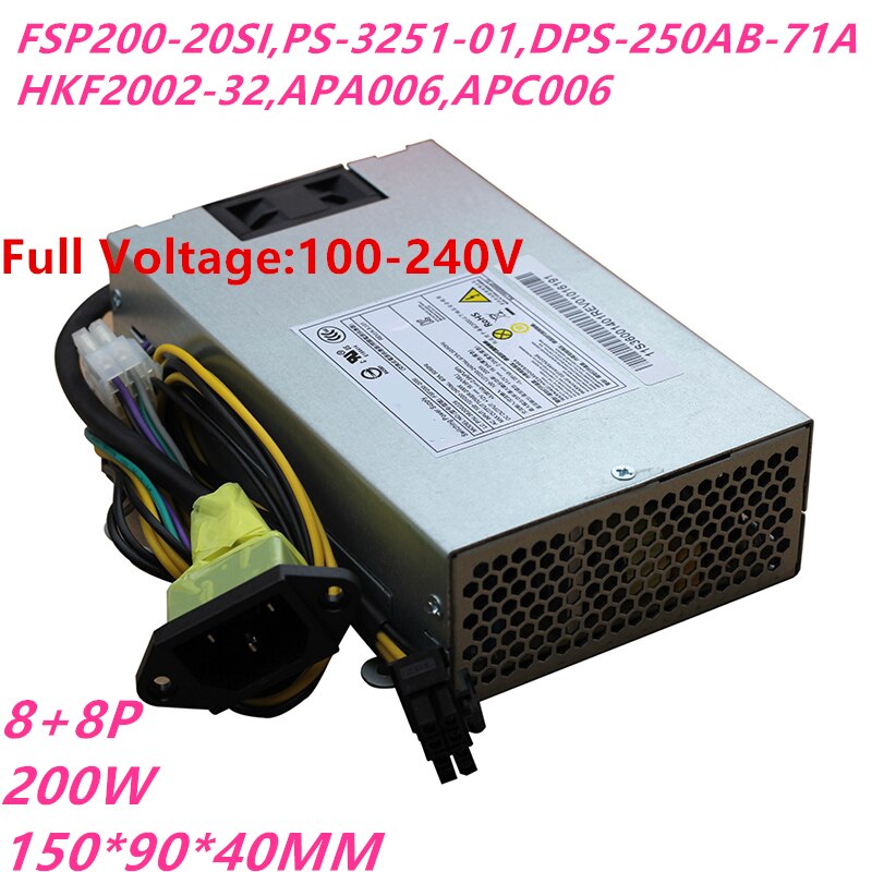 New PSU For Lenovo B320 B545 540 B325r1 8Pin 200W Power Supply FSP200-20SI PS-3251-01 DPS-250AB-71A HKF2002-32 APA006 APC006