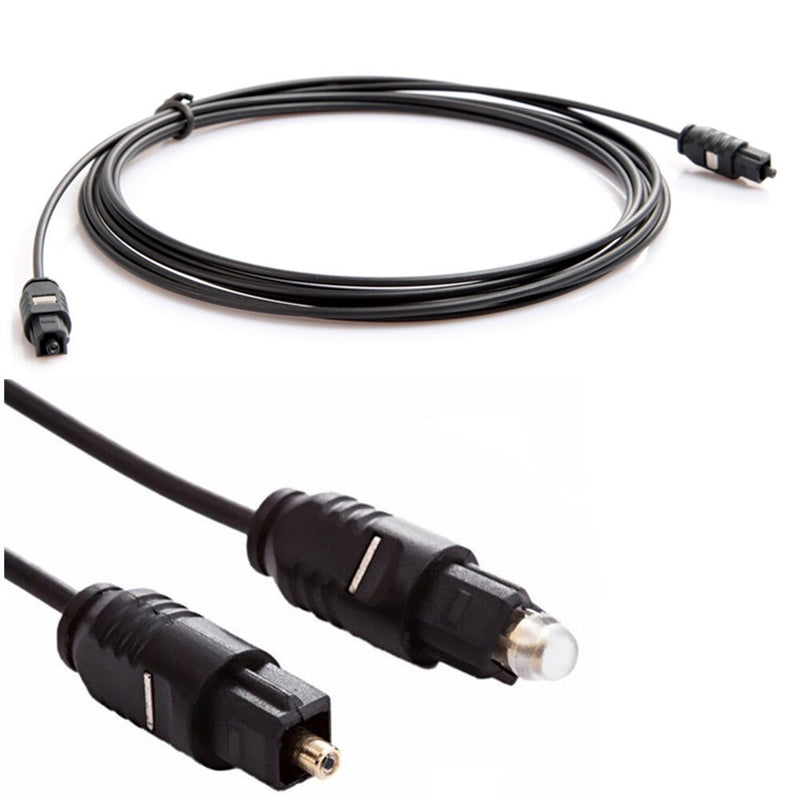 OD 2.2 New Gold Plated Digital Audio Optical Optic Fiber Cable Toslink SPDIF Cord PVC For DVD VCR CD Player 5m 8m 10m 15m